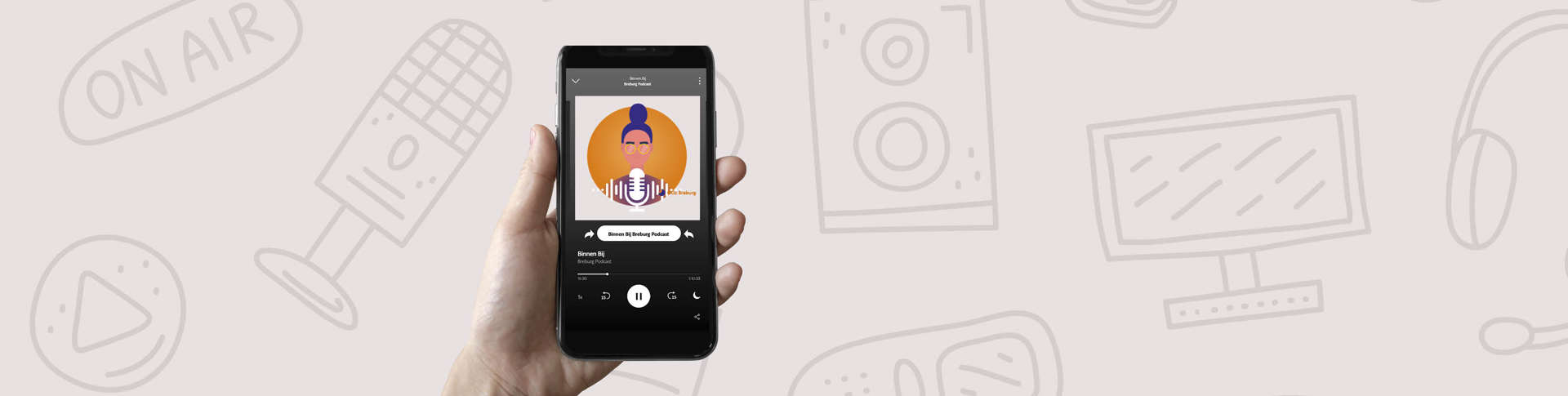 Podcast op SmartPhone